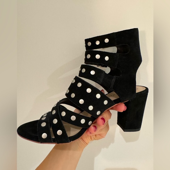 Loeffler Randall Suede Studded Gladiator Sandals - Size 7 - Picture 4 of 8